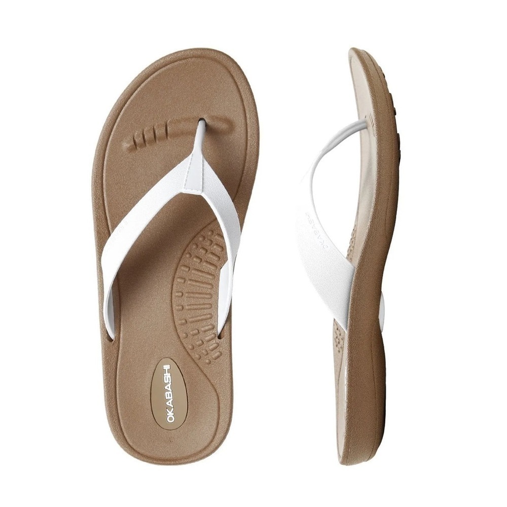 🆕 OKABASHI BREEZE WOMENS FLIP FLOPS 11-12 XL